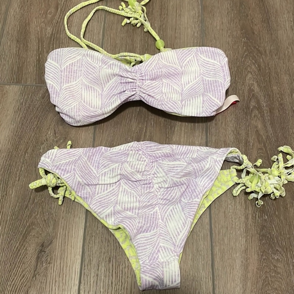 Victoria's Secret Purple and Yellow Bikini